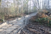 Chemin ultra boueux
